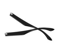 Healifty Glasses Arm Replacement 1 Pair Universal Glasses Legs for Sunglasses and Eyeglasses, Metal TR90 Material, No Pressure on Ears, Convenient to Use, Black