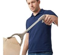 Healifty Grabber Reacher Tool for Elderly: 16. 5 Inch Foldable Arm Extension Trash Picker with Rotating Claw, Lightweight Stick for Seniors, Mobility Aid for Home and Outdoor Pick Up