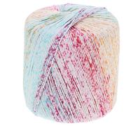 Healifty Gradient Cotton Crochet Yarn Multi Colour Hand Knitting Thread for Scarf Hat Shawl Sweater Blanket DIY Craft 1 Roll