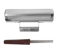 Healifty Guiro Instrument Metal Guiro with Scraper Latin Percussion Instrument for Boys and Girls Rhythm Training Toy