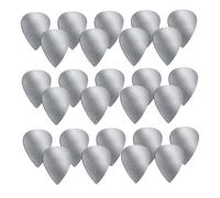 Healifty Guitar Pick Set Case Metal Stainless Steel Picks for Electric Bass Thick Metal Plectrums in Black Box for Country Music