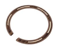 Healifty Guitar Sound Decal Inlay Sticker Rosewood and Maple Rosette Ring for Acoustic Classical Guitars Self-adhesive Decoration Accessory