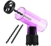 Healifty Hair Dryer Diffuser Attachment for Curly Hair with Tornado Wind Cover for Natural Waves and Travel Use