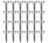 Healifty Hair Sectioning Rings and Braiding Tools 50Pcs Metal Finger Parting Tools Full Finger Ring Punk Style Nail Jewelry for Festivals and Gatherings