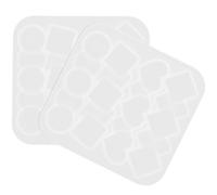 Healifty Hairpin Mold Silicone 2Pcs Resin Casting Molds for Hair Clip Making in Colors for DIY Craft Enthusiasts