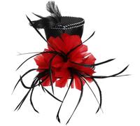 Healifty Halloween Top Hat Headband for Women with Fabric Material and Comfortable Fit, Maintains Shape for Dance and Wedding Accessories