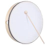 Healifty Hand Held Percussion Instrument Drum with Drum Stick with Sound Quality and Strong Striking Sensation for Singing Dancing and Party Celebrations