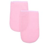 Healifty Hand Moisturizing Gloves Paraffin Wax Hand Mask Cotton Polyester Velvet Towel Cloth Flexible Moisturizing Pink Trendy Fashionable Women Hot Wax Spa