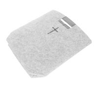 Healifty Handbag Large Capacity Sturdy and Convenient to Carry Bible Tote Bag Reusable Felt with Cross Pattern Design for Church and Travel Grocery and Christian Study Bag