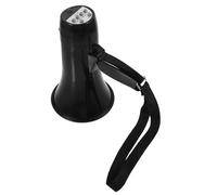 Healifty Handheld Megaphone Bullhorn Second Recording Portable Lightweight Speaker for Party Noise Makers Football Game Cheers Emergency Announcements Black Requires Batteries