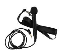 Healifty Handheld Wired Microphone Portable Mini Black Mic for Teacher Classroom Presentation Singing Switch
