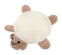 Healifty Handmade Cute Sheep Shaped Yarn Coaster Nonslip Protection Rustic Desk Decor for Kitchen Table, Cute Coasters for Desk and Drinkware