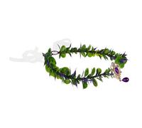 Healifty Handmade -style Eyebrow Pendant Purple Fairy Crown for Wedding Parties Boho Flower Crown Elven Hair Jewelry