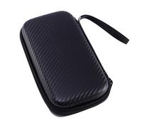 Healifty Hard Eva Storage Case for Thermometer with Portable Design and Scratch Protection, Compact Electronics Carrying Bag with Zipper and Lanyard for Travel and Home Use,