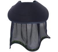 Healifty Hard Hat Sunshade Brim Accessory with Neck Shade for Construction Work, UV Protection, Navy Plastic and Fabric Material, Suitable for Workers and Outdoor Workplace Safety