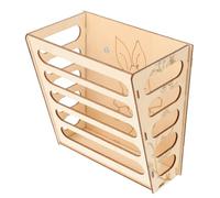 Healifty Hay Rack for Guinea Pigs and Small Animals Cage Feeder with Inclined Plane Design, Synthetic Material Organized Bin Style Feeder to Keep Food Clean and Fresh