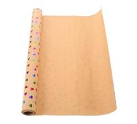 Healifty Heart and Strong Foil Adhesion with Metallic Designs Gift Wrap Kraft Paper Sheet Fold-resistant Party Wrapping Paper for Luxury Packaging and Stylish Events for Certificates