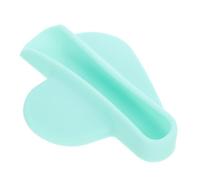 Healifty Heart Shape Silicone Lipstick Holder Phone Case, Portable Mint Green Mobile Accessories, Adhesive Lip Gloss Stand for Smartphone Cover