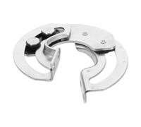 Healifty Hidden Hinge Limit Stainless Steel Sliding Door Hardware Precision Engineered Semi Design for High Frequency Use in Homes and Businesses Silver Right
