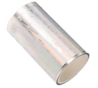 Healifty Holographic Fairy Tale Castle Scrapbook Decorative Tape Roll, Self-adhesive DIY Masking Tape for Journaling, Crafting, and Hand Account Sticker Supplies