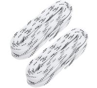 Healifty Ice Hockey Skate Laces Sturdy Polyester and Cotton Material Anti-freezing White Replacement Shoelaces 1 Pair for Sports and Skiing Shoes