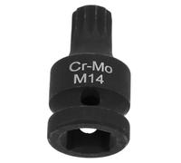 Healifty Impact Spline Bit Socket for Brake Calipers Removal Heavy Duty Triple Square Socket Tool for Rear Spline Precision Design for Efficient Automotive Maintenance