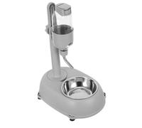 Healifty -in-1 500ml Plastic Bottle with Adjustable Stand Pet Water Dispenser and Food Bowl Detachable Bowl, Non-slip Base for Mess-free Hydration and Space Saving for Dogs and Cats
