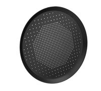 Healifty Inch Aluminum Alloy Pizza Pan, Non Stick Baking Tray | Warp Resistant Black Finish, Dishwasher Safe, Faster Baking for Restaurant Serving Tray Use and Sheet Cakes