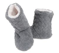 Healifty Indoor Warm Boots Thickened Floor Boots High Tube Design Non-Slip Sole Fleece Lined Warmth for Fall Winter Indoor Dance and Floor Use