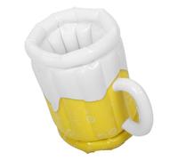 Healifty Inflatable Jumbo Beverage Cooler Extra Large Ice Bucket for Summer Parties PVC Design for Pool Gatherings and Outdoor Events Holds Ice Cubes and Drinks