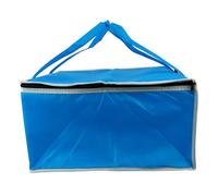 Healifty Insulated Food Carrier Tote Bag Multi Functional Lunch Box Keep Meals Hot Creative Design for Easy Access Easy to Clean for Pizza Cakes and Takeout Blue