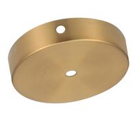 Healifty Iron Round Table Lamp Base for DIY Light Stand Smooth Portable Night Lamp Holder Lightweight Iron Material Accessory