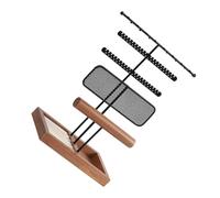 Healifty Jewelry Organizer Stand Stable Desktop Display Rack for Necklaces Earrings Rings Vintage Style Compact Lightweight Jewelry Holder for Counters Retail and Home Use
