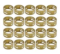 Healifty Jump Closer and Opener Tool Easy to Store 20pcs Brass with 4 Different Thickness Openings Jewelry Craft Tools for Jewelry Making and Beading