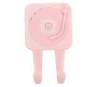 Healifty Key Reminder Alarm Key Hook Abs Wall Hook Smart Human Body Sensing Voice Reminder Pink for Windows Bedroom Home Use