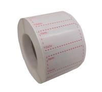 Healifty Kitchen Blank Writable Labels Roll 500pcs 2.5×5cm Food Storage Date Stickers Removable Pantry Record Date Labels for Home and Restaurant
