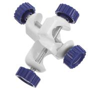 Healifty Lab Stand Clamp Holder with Dual Thumbscrew Clamp Design, High Durability Plastic and Metal Construction, Versatile Adjustment for Lab Procedures and Biology Research Environments
