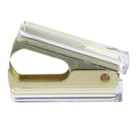Healifty Labor-Saving Acrylic Staple Remover with Light Gold Marble Pattern, Multi-use Office Stapler Remover Tool for Home, School, and Office Staple Removal Tasks