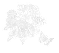 Healifty Lace Decorative Scrapbook Paper Journal Material for DIY Crafts Fine Texture Background with Retro Patterns for Diary Photo Album Notebook Embellishments