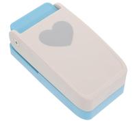 Healifty Large Heart Shape Craft Hole Puncher DIY Paper Puncher for Scrapbooking and ’ Arts, Manual Embossing Tool with Random Base Color for School and Handmade Crafts Random Color