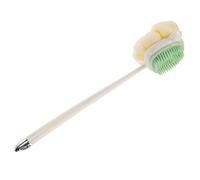 Healifty Long Handle Bath Brush with Soft Bristles Ergonomic Back Scrubber for Exfoliating and Massaging Skin for Easy Cleaning Hard to Reach Areas Shower Bath