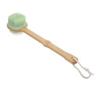 Healifty Long Handle Silicone Back Scrubber Ergonomic Bath Brush for Shower Exfoliation and Skin Care Convenient Hanging Design Durable and Comfortable Body Shower Tool