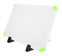 Healifty Magnetic Double-Sided Dry Erase Whiteboard with Stand, A4 Small Green Writing Board for Painting and Notes, Desktop Memo Board for Office, Classroom, and Home Use