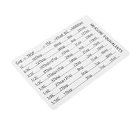 Healifty Magnetic Refrigerator Kitchen Conversion Chart Featuring Cooking and Baking Measurement Equivalents for Household Use