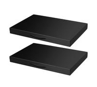 Healifty Makeup Blush with Palette Magnetic for Empty 2pcs Mirror Eyeshadow Pans, Versatile Abs Makeup Organizer with Sl nd Stylish Design DIY for Daily Use and Handcraft