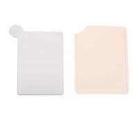 Healifty Makeup Mixing Palette Stainless Steel Palette for Foundation Eyeshadow Storage Sleeve Artist Tool for Blending and Mixing
