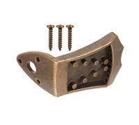 Healifty Mandolin Tailpiece Replacement with Screws, Antique Bronze Mandolin String Part, Professional Musical Instrument Accessory for Folk and World Instruments