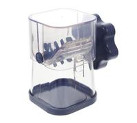 Healifty Manual Peanut Crusher Walnut Kernel Chopper Plastic Food Chopper for Kitchen Use, Navy Blue Handheld Nut Chocolate Masher with Non-Slip Base, Suitable for Baking and Cooking