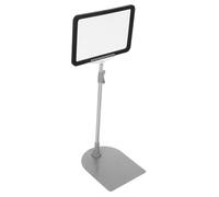 Healifty Marketing Sign Stand Tabletop Display Holder A5 Plastic 210X148Mm Black for Retail Price Tags and Supermarket Shelf