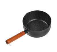 Healifty Medical Stone Non-Stick Milk Pot with Handle Aluminium Compact Noodle Pot for Healthy Cooking and Keeping Flavours Natural Suitable for Cooking Porridge and Stewing Chicken